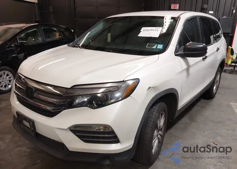 2018 Honda Pilot Lx z USA, uszkodzony, nr VIN 5FNYF6H13JB066479